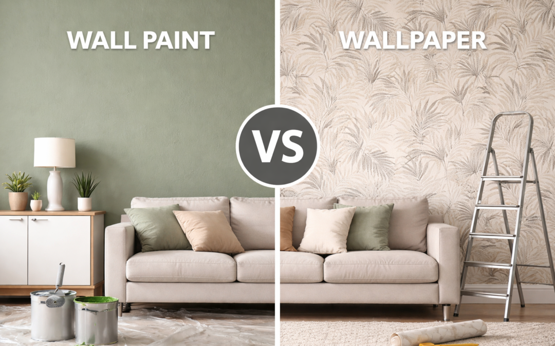 Wall paint vs wall paper